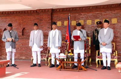 नवनिर्वाचित जेष्ठ सदस्य केसीले लिए सांसद पदको सपथ